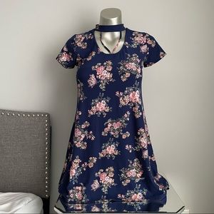 Pink Rose Women’s Floral Dress